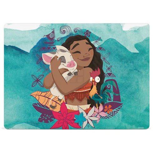 Disney Princess Moana with Pua and Heihei Surface Laptop 2 Skin